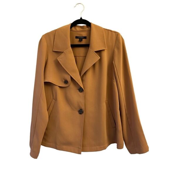 EUC J.Jill Wearever Collection Easy Care Trench Jacket size S - Picture 4 of 10